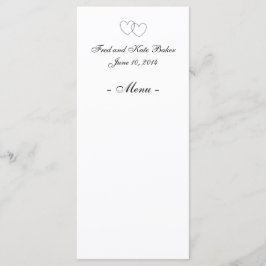 Menükarten "Blockieren der Herzen"