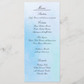 Menükarten "True Love Blue" (Vorderseite)