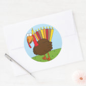 Menurkey-Stickers Runder Aufkleber (Umschlag)