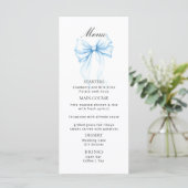 Menus for a modern  baby shower. menükarte (Stehend Vorderseite)
