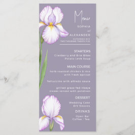 Menus for a modern wedding. menükarte