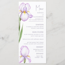 Menus for a modern wedding. menükarte