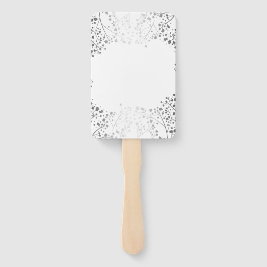 Menüs für Silberhochzeiten und Weiße Hochzeiten Fächer (Rückseite)