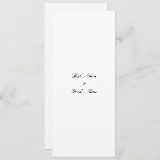 Menüschablone - schaffen Sie Ihre Selbst Menükarte (Vorne/Hinten)