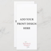 Menüvorlage (4 x 9) menükarte (Vorne/Hinten)