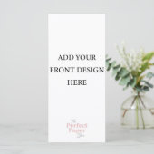 Menüvorlage (4 x 9) menükarte (Stehend Vorderseite)