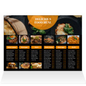 Menüvorlage im Restaurant (Innenansicht Horizontal (Oben))