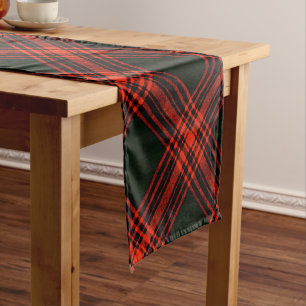 Menzies Antique Jagd Tartan Kariert schottisch Kurzer Tischläufer