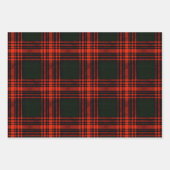 Menzies Antiquitätenjagd Tartan Kariertes Muster Geschenkpapier Set (Vorderseite)