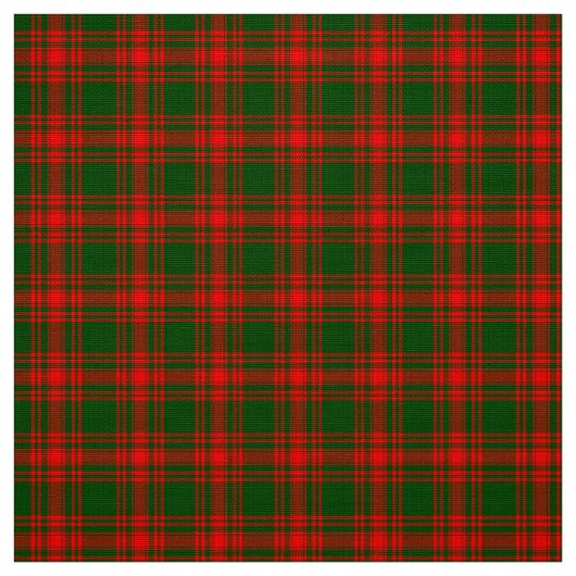 Menzies Green Modern Tartan Stoff (Muster)