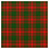 Menzies Green Modern Tartan Stoff (Nahaufnahme)
