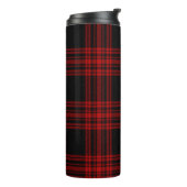 Menzies Hunting Tartan Scottish Kariert Pattern Thermosbecher (Nach links gedreht)