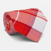 Menzies Red Clan Tartan Scottish Kariert Krawatte (Gerollt)
