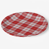 Menzies Red Pappteller (Schrägansicht)