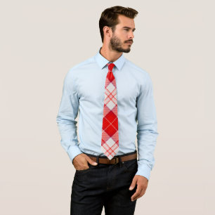 Menzies Roter Clan-Tartan-Schottenkaro Krawatte