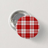 Menzies Tartan kariert Button (Vorne & Hinten)