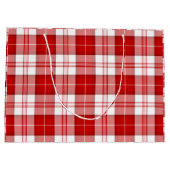 Menzies Tartan kariert Große Geschenktüte (Rückseite)