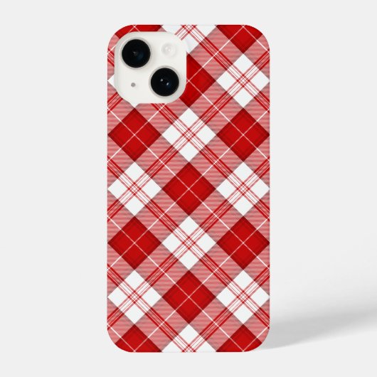 Menzies Tartan kariert iPhone Hülle (Rückseite)