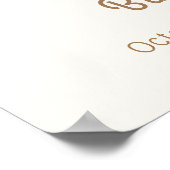 Meodow Little Duckling Garden Baby Dusche Empfang Poster (Ecke)