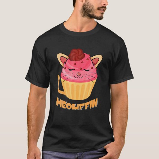 Meoffin Katze Muffin T-Shirt (Vorderseite)