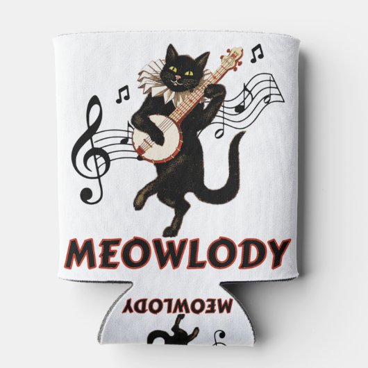 Meolody Cat Music Guitar Dosenkühler (Rückseite)