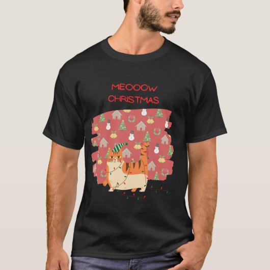 Meoow Weihnachts-T - Shirt (Vorderseite)