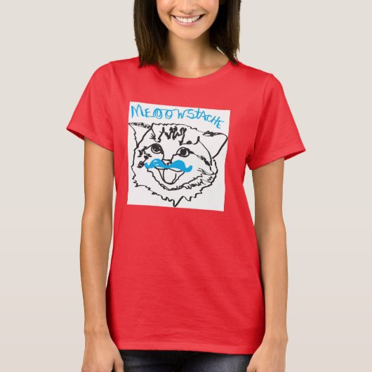 Meoowstache T-Shirt (Vorderseite)