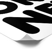 Meor Niemals Funny Poster (Ecke)