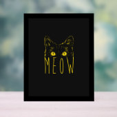 Meow Acrylschild (Neutral)