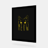 Meow Acrylschild (Winkel)