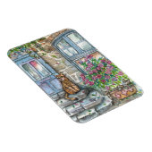 Meow an der Tür Magnet (Rechte Seite)