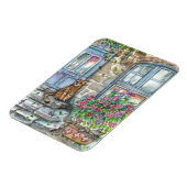 Meow an der Tür Magnet (Linke Seite)