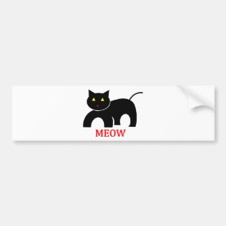 Meow Autoaufkleber