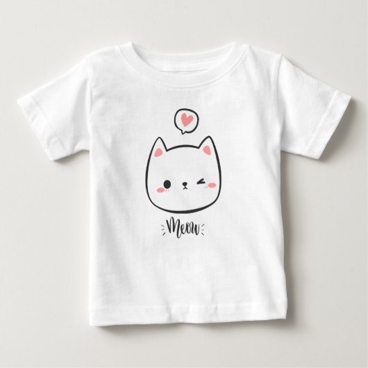 Meow Baby T-shirt (Vorderseite)