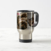 Meow Bengal Cat Travel Mug Reisebecher (VorderseiteRechts)