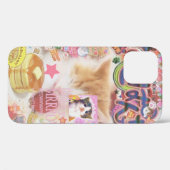 Meow*Case Super Niedliches Chat-Telefon-🌈 🐈 Case-Mate iPhone Hülle (Rückseite (Horizontal))