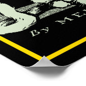 Meow Cat Art - Vintag Poster (Ecke)