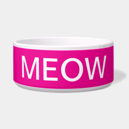 Meow Cat Bowl Napf