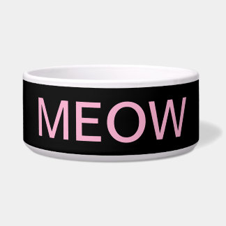 Meow Cat Bowl Napf