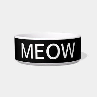 Meow Cat Bowl Napf
