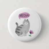Meow Cat Button (Vorderseite)