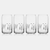 Meow Cat Dosenglas (Vorderseite)