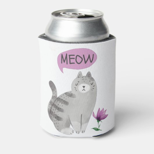 Meow Cat Dosenkühler (Kanne Rückseite)