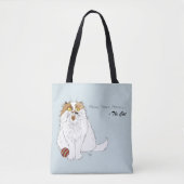 Meow Cat Funny Tasche (Vorderseite)