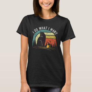 Meow Cat für Frauen Männer Ich tue, was ich Katze T-Shirt