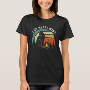 Meow Cat für Frauen Männer Ich tue, was ich Katze  T-Shirt