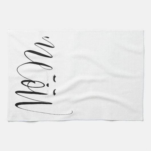 Meow Cat Geschirrtuch (Horizontal)