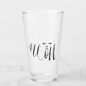 Meow Cat Glas (Vorderseite)