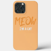 Meow Cat Halloween Kostüm Katze Mama Katze Vater Case-Mate iPhone Hülle (Rückseite)