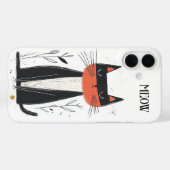 Meow. Cat Illustration Case-Mate iPhone Hülle (Rückseite (Horizontal))